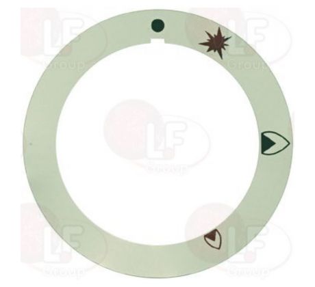 Samolepiaci disk so symbolmi 68 mm