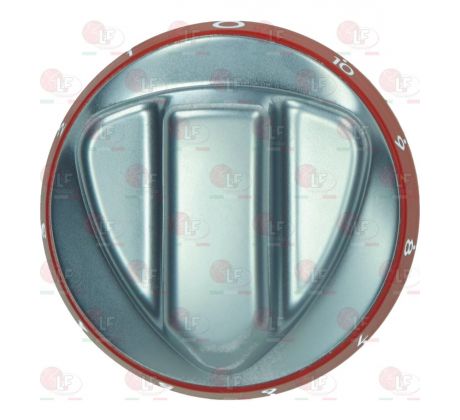 Gombík SILVER-RED 72 mm 6x4,6 mm 0-10