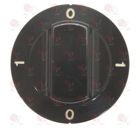 Gombík BLACK 60 mm 0-1-0-1 6x4,6 mm