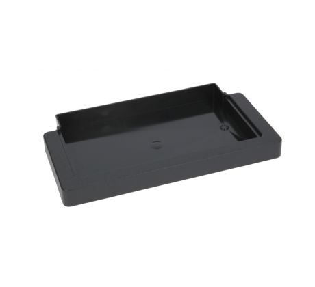 Odpadová miska čierna 190x320 mm