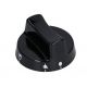 Gombík 63 mm so symbolmi čierny 10x8 mm