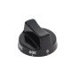 Gombík 63 mm 50-300C čierny 6x4,6 mm