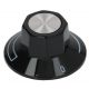 Gombík 50 mm black 6x4,6 mm so šípkou
