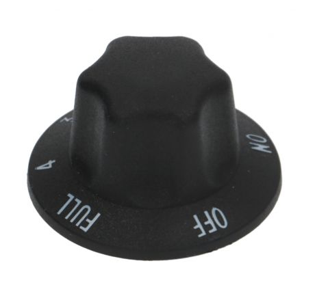 Gombík 45 mm čierny ON-1-2-3-4-FULL 4,8x4,1 mm