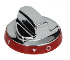Gombík SILVER-RED 72 mm 10x8 mm so symbolom