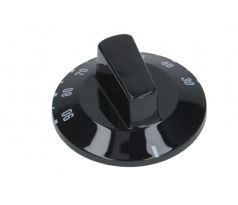 Gombík čierny 50 mm 6x4,6 mm 30-90C