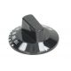 Gombík 50 mm 30-110C čierny 6x4,6 mm EGO