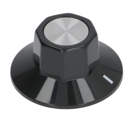 Gombík 50 mm black 6x4,6 mm EGO