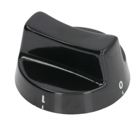 Gombík 63 mm so symbolmi 6x4,6 mm čierny