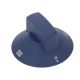 Gombík BLUE 60 mm so symbolmi 8x6,5 mm