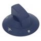 Gombík BLUE so symbolom plameňa 60 mm 10x8 mm