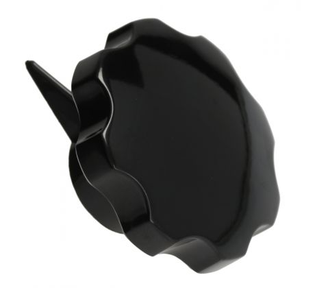 Gombík na vypúšťací ventil 62 mm čierny 8 mm