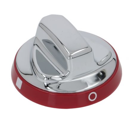 Gombík 72 mm SILVER-RED 6x4,6 mm Electrical