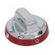 Gombík 72 mm SILVER-RED 6x4,6 mm Electrical