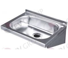 Nerezové umývadlo na ruky 340x250x100 mm