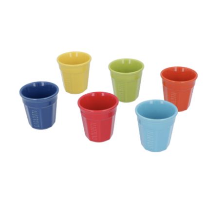 Porcelánové poháre SET BIALETTI MULTICOLOR